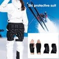 thumbnail image 3 of Yunuuuoa Adult & Youth Ski Protective Gear Set - Breathable EVA Padding for Cycling, Snowboarding, Skating - Full Body Impact Protection with Adjustable Waistband, 3 of 3