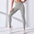 thumbnail image 5 of mgoYE Woman Leggings Warm Leggings Womens Butt Lifting Tummy Control Compression Yogo Pants(Grey,S), 5 of 7