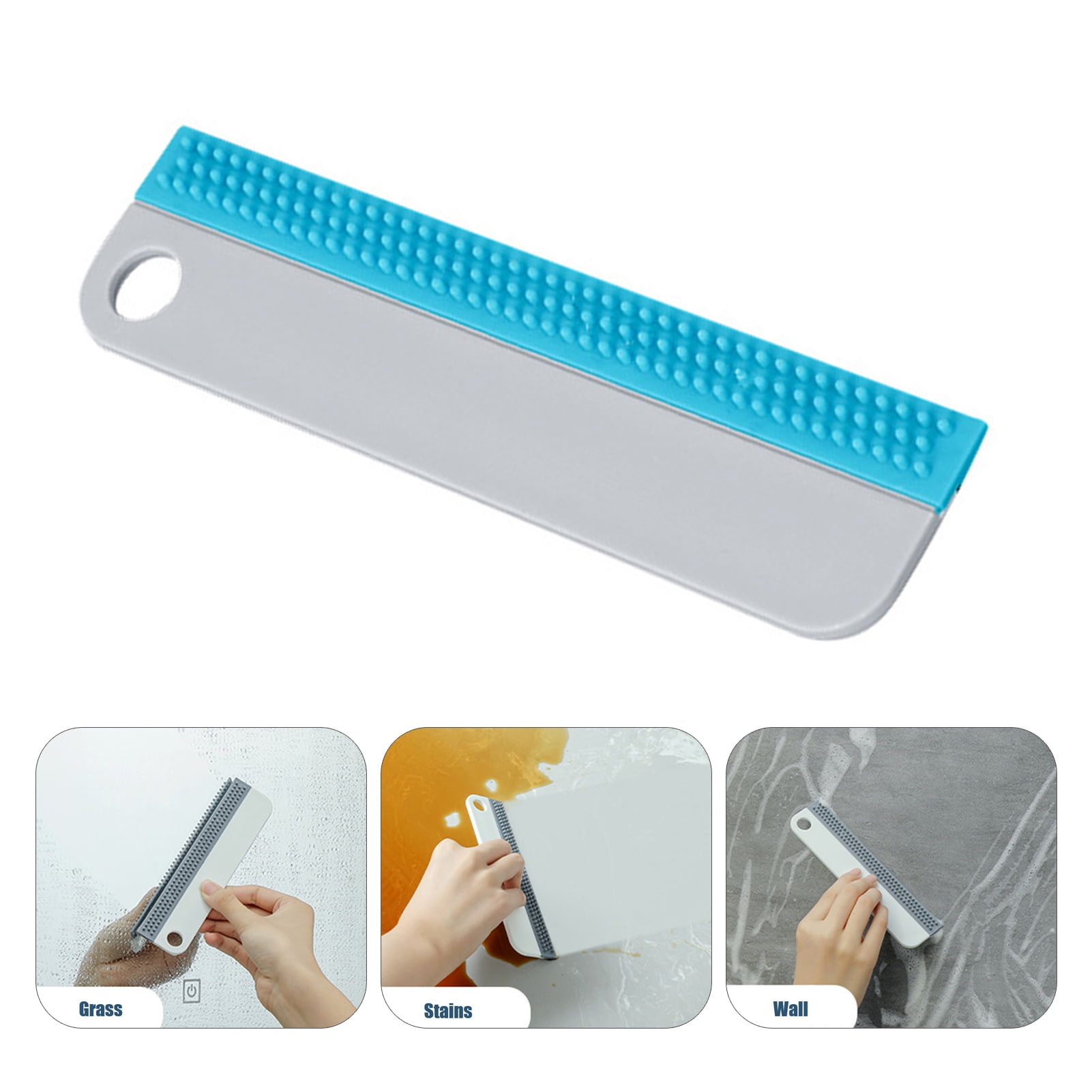 Hesroicy Laborsaving Glass Wiper Seamless PP Stubborn Stain Window Squeegee Cleaning Tools