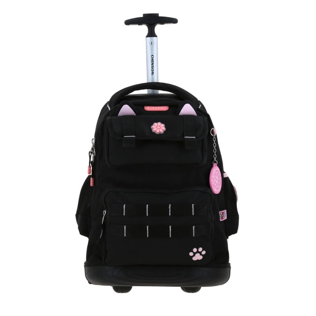 Mochila Escolar Grande Chenson Con Ruedas Y Luces Led Happy Girl HG70818-3 KITY