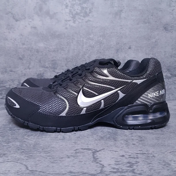 NIKE Air Max Torch 4 Mesh Running Shoes Mens 12 Anthracite Black Silver nby