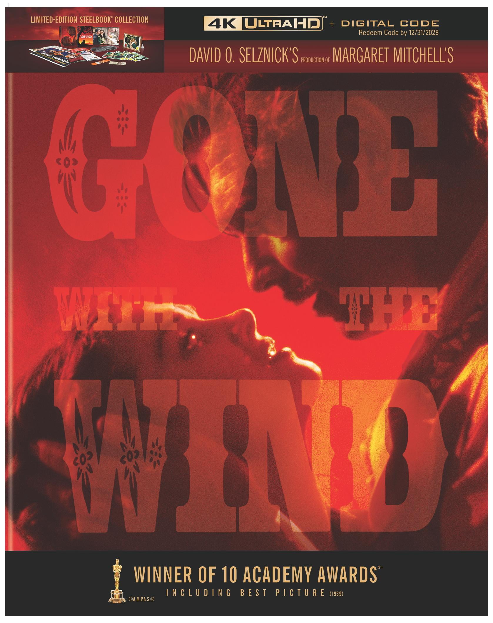 Gone With The Wind Collection (Walmart Exclusive) (Steelbook) (4K Ultra HD + Digital Copy), Drama, Warner Bros.