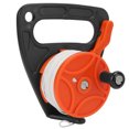 thumbnail image 2 of Dive Rope Reel, 8 Strands Nylon Wire Diving Reel Long Lasting  For Exile Diving Orange, 2 of 8