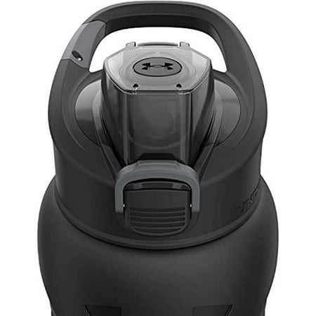 

Under Armour Dominate Stainless Steel Water Bottle 24oz Silicon Body Grip Vacuum Insulated Carabiner Hook Carry Protective Cap Leak Proof For Kids & Adults All Sports Gym