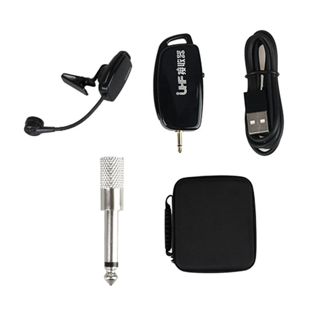 Micrófono Saxofón Profesional, Fácil de Instalar, Altavoces Duraderos, Micrófono Condensador con Clip, Músicos para Violín, Guitarra, Grabación en Cas Estilo A