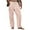 Pink, variant on hotojiny Men's Pants Casual Solid Color Loose Fit Elastic Waist Beach Trousers Stylish Drawstring Ripped Summer Yoga Pants