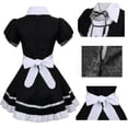 thumbnail image 3 of 2022 Lolita Maid Costumes French Maid Dress Girls Woman Amine Cosplay Costume Waitress Maid Party Stage Costumes Set, 3 of 4