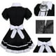 thumbnail image 3 of 2022 Lolita Maid Costumes French Maid Dress Girls Woman Amine Cosplay Costume Waitress Maid Party Stage Costumes Set, 3 of 4