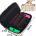 thumbnail image 3 of Herdesigns Fall Leaves Autumn Carry Case Compatible for Nintendo Switch OLED Model 2021/Switch 2017, Protective Travel Switch Carrying Case with 20 Game Card Slots for Switch Console & Accessories, 3 of 8