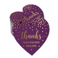 thumbnail image 1 of Inkdotpot Gold Foil Paper Hang Tags Thanks From The New Wedding Favor Tags 100 Pieces, 1 of 6