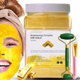 thumbnail image 1 of Mascarilla facial en forma de gelatina VogueNow, oro de 24 quilates, hidratante con rodillo de jade, 680 ml, 1 of 8