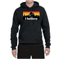 thumbnail image 2 of Wild Bobby I Believe Funny Retro Bigfoot Sasquatch Conspiracy Outdoor Hiking - Pop Culture Unisex Hoodie Sweatshirt, 2 of 6