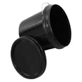 thumbnail image 1 of Minkissy Cleaning Tasks Plastic Bucket Small Bucket With Lid Black PP 1Pcs, 1 of 8