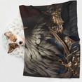 thumbnail image 6 of Rocae Noble Style Bald Eagle for Pet Blanket Dog Blanket Cat Blanket Soft Sleep for Small Medium Pet-Medium, 6 of 8