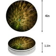 thumbnail image 1 of RYLABLUE Peacock Set of 6 Round Coaster for Drinks, Absorbent Ceramic Stone Coasters Cup Mat with Cork Base for Home Kitchen Room Coffee Table Bar Decor, 1 of 3