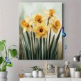 thumbnail image 4 of Qisvanset 12x16 Inch Yellow Daffodil Canvas Wall Art, Floral Bible Verse Housewarming Home Wall Gift, 4 of 8