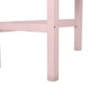 thumbnail image 5 of Hillsdale Caspian Wood Study Twin Loft Bed with Desk, Pink, 5 of 8