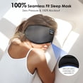 thumbnail image 4 of Auriculares para dormir MUSICOZY Bluetooth 5.4, máscara para dormir, color gris, 4 of 7