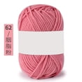 thumbnail image 1 of Nvzi Hilo rosa para tejer a crochet, 2 ovillos, cada ovillo pesa 25 gramos, hilo suave hecho a mano, apto para principiantes y adultos, ideal para tejer suéteres y fundas de almohada decorativas., 1 of 5