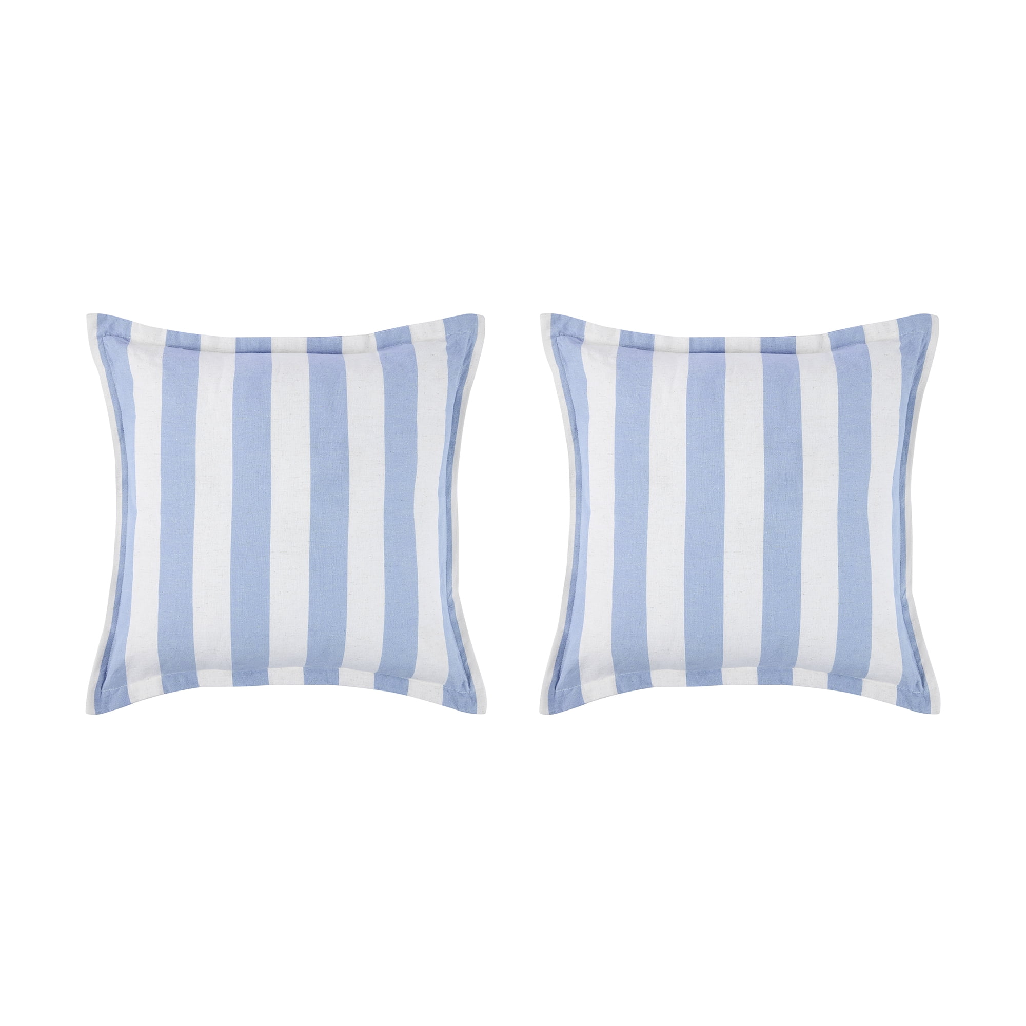 Anko Blue Stripe Cushion 2 pack