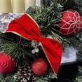 thumbnail image 4 of Gold Edge Red Velvet Ribbon - 4" x 10 Yards, Wired Edges, Christmas, Holiday Decor, Garland, Gifts, Wreath, Gift Bow, 4 of 5