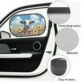 thumbnail image 6 of Yuyamidu Cow Car Window Sun Shades for Kids Sunflower Car Window Shades 2 Pack Car Side Window Sun Visor Lightweight Car Shade Protection from Heat and UV, 6 of 7