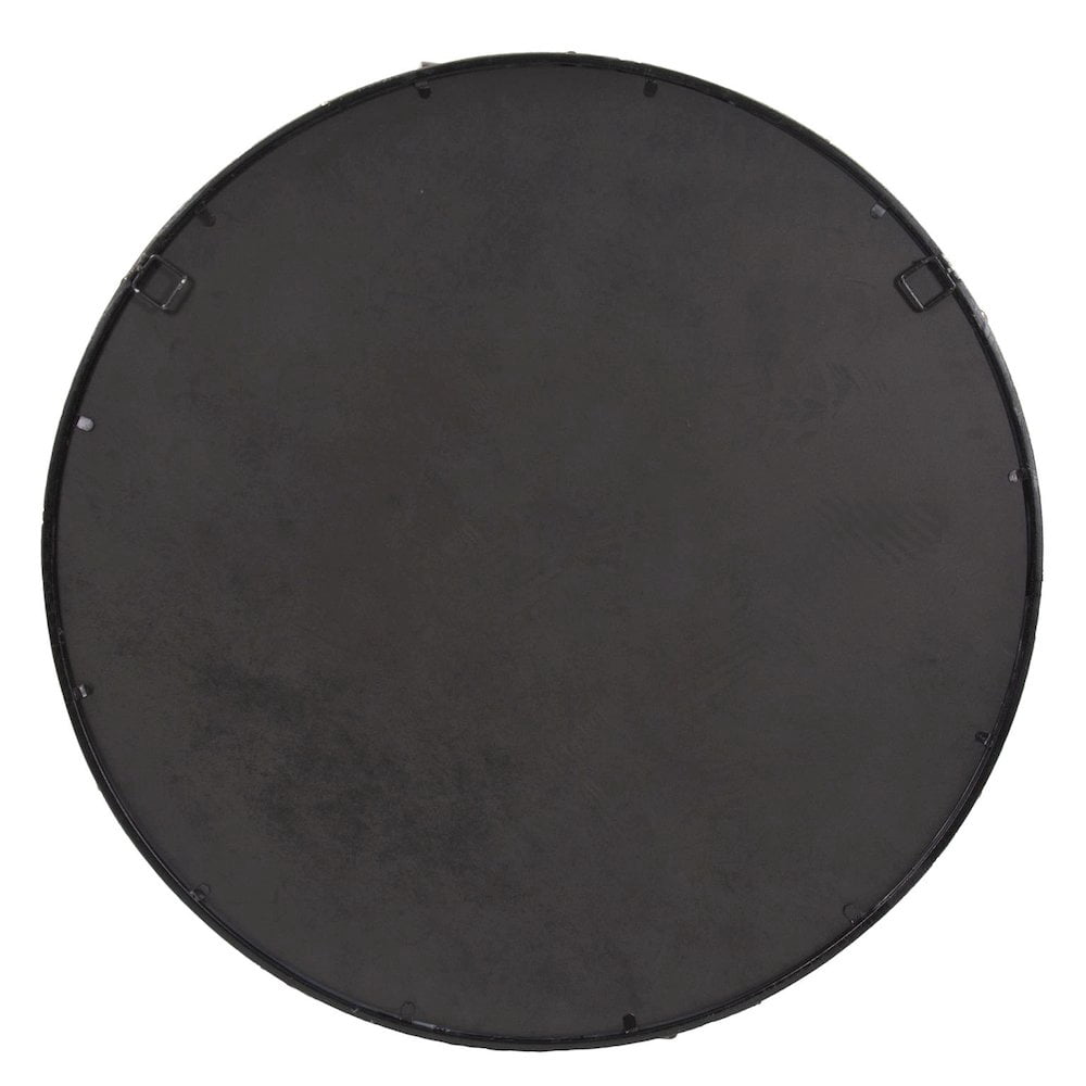 Tyler Dillon Stainless Streel Framed Decorative Round Wall and Accent Mirror 20"D