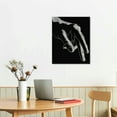 thumbnail image 3 of JEUXUS Minimalist Black and White Canvas Wall Art Love Painting for Couples Bedroom Line Drawing Art Poster Prints Framed Artwork Pictures Bathroom Living Room Wall Decor Ready to Hang 16x20 in, 3 of 5