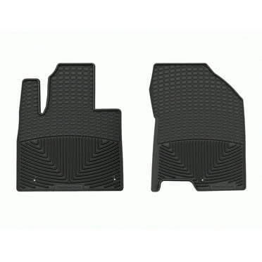 WeatherTech All-Weather Floor Mats compatible with 2019-2020 Hyundai Santa Fe - 1st Row (Driver & Passenger), Black