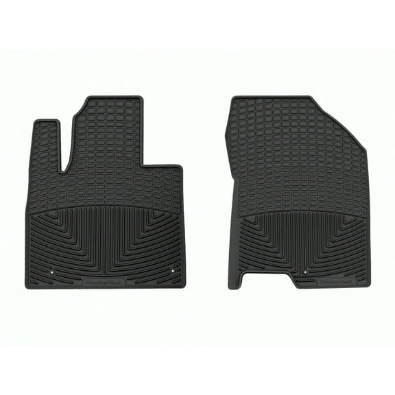 WeatherTech All-Weather Floor Mats compatible with 2019-2020 Hyundai Santa Fe - 1st Row (Driver & Passenger), Black