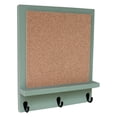thumbnail image 1 of Cork Board with Shelf & Key Hooks, 1 of 11