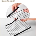 thumbnail image 5 of Easy to Clean Portable Silicone Heat Resistant Baking Tool Heat Insulation Strip Oven Rack Cover Oven Rack Guards Oven Rack Edge Protector GREY, 5 of 8