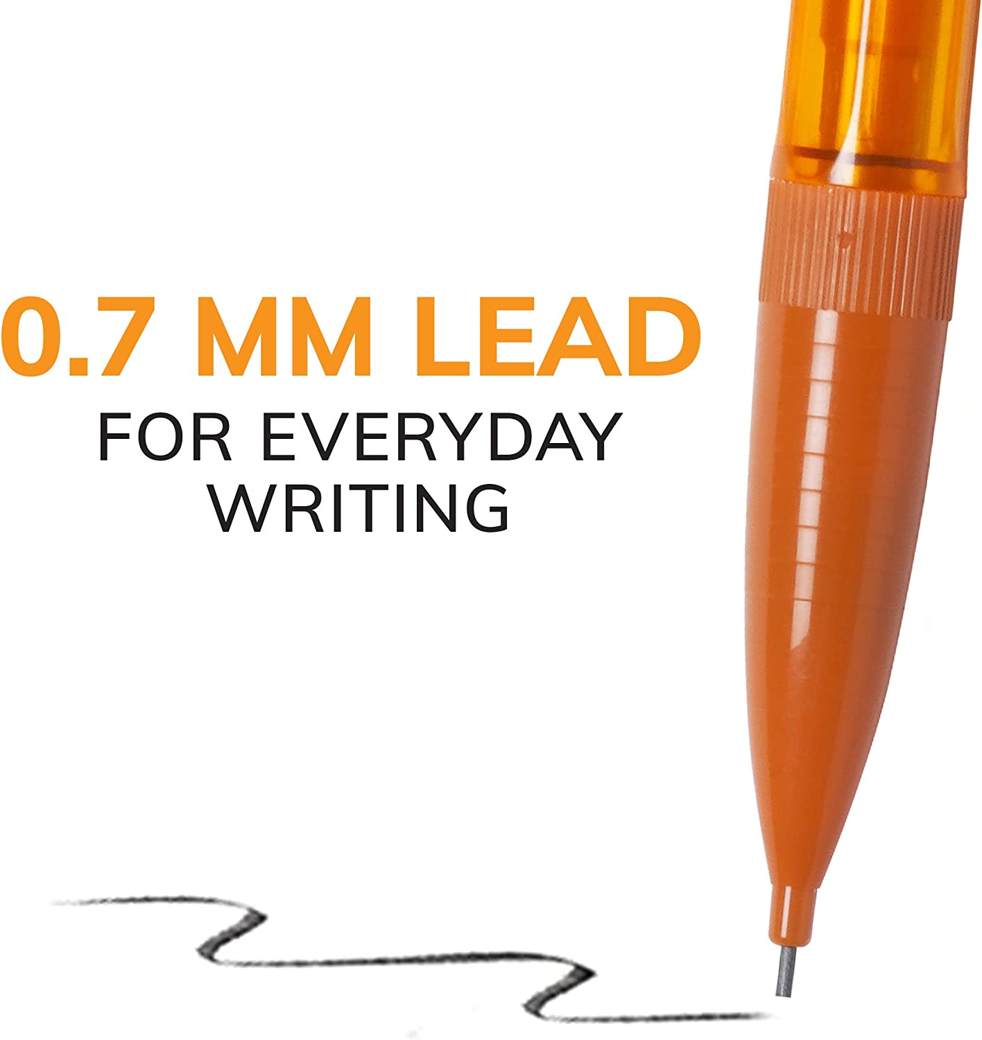 Xtra-Smooth Mechanical Pencils With Erasers (Mpce40-Blk), Bright Edition Medium Poi[3]