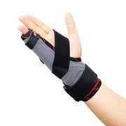 ORTONYX Pinky Finger Splint Boxer Fracture Brace Immobilizer for Broken Fingers, Metacarpal Syndrome and Ulnar Gutter - Neopterin and Latex Free - Left or Right Hand / ACKB434