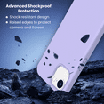 thumbnail image 3 of Entronix Silicone Soft Case for iPhone 16e, Anti-Slip Durable Slim Fit Cover, Purple, 3 of 6