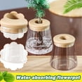 thumbnail image 1 of Pot de Fleurs Hydroponique Absorbant l'Eau Sans Sol Transparent Vert en Pot pour Intérieur, 1 of 8