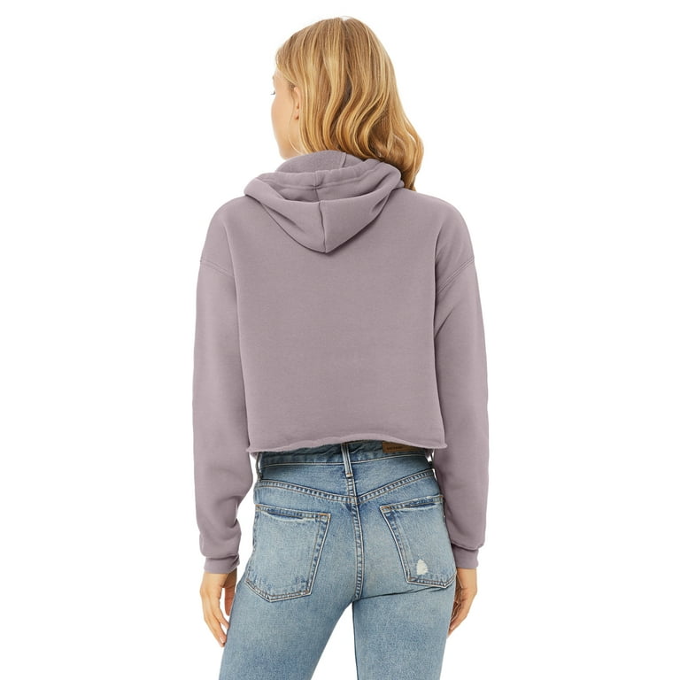 Bella Canvas B7502 Ladies Cropped Fleece Hoodie