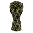 thumbnail image 2 of Yuyamidu Deer Golf Ball Golf Club Headcover Green Camo Golf Head Protective Cover PU Leather Driver Fairway Wood Hybrid Head Cover, 2 of 7