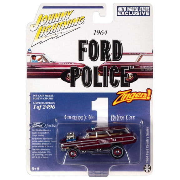 SCM133 Johnny Lightning Street Freaks Zinger 1964 Ford Country Squire (Auto Worl