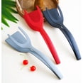 thumbnail image 3 of Egg Flipper Spatula Tongs (Set Of 3 Pcs-Red,Black & Blue), 3 of 4