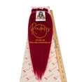 thumbnail image 1 of X-Pression 50" 3X Pre-stretched Braids, Braiding Hair Extensions African Kinky, Pre-Cut, Pre-Stretched, Synthetic Fiber, 3 bundles, Soft & Shiny, Ready for Hot Water Use, 240g, 1 of 26