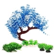 thumbnail image 1 of Methold Árbol de simulación realista para pecera - ABS para estabilidad y durabilidad Decoración Adornos Suministros para acuarios decoración del acuario Árbol de curva azul, 1 of 6