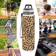 thumbnail image 7 of Leopard Print 32oz Sports Water Bottles Leakproof Tritan Bottle with Straw BPA Free Clear Bottle for Fitness Gym Outdoor Cycling, 7 of 7