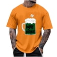 thumbnail image 1 of Tops para hombre, blusas y camisas de manga corta con cuello redondo para hombre, camisetas casuales con estampado de moda para hombre, blusa de manga corta, blusa de poliéster para hombre., 1 of 4