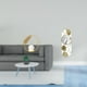 thumbnail image 2 of Estatua de bola de cristal,Estatuas de bolas de cristal para decoración del hogar,escritorio,interior,Espejo de pared,Espejo decorativo nórdico para colgar en la pared,Espejos de pared, 2 of 8
