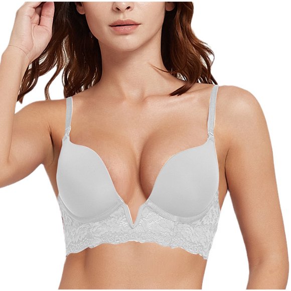 Iuhan Under 10$ Bra For Women, Sports Bra Lace Breathable Comfort Witeless Bra Outfit Sexy ​​Fashion