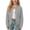 #G06-Gray, variant on Khaki Girls Button Front Cardigan Sweater Size 8-9 Years, Long Sleeve Crew Neck Knit Jacket for School Uniform, Casual Layering Fall Spring Everyday Wear