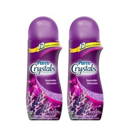 (2 Pack) Purex Crystals In-Wash Fragrance Booster, Lavender Blossom, 15.5