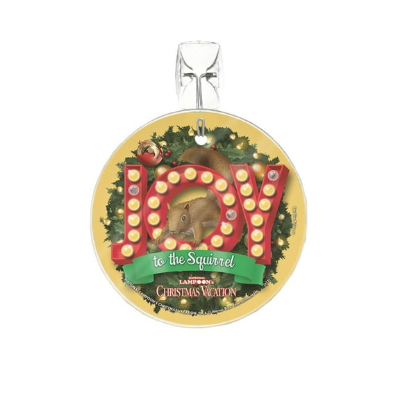 National Lampoons Christmas Vacation (Joy to the Squirrel) StarFire Prints™ Glass Art