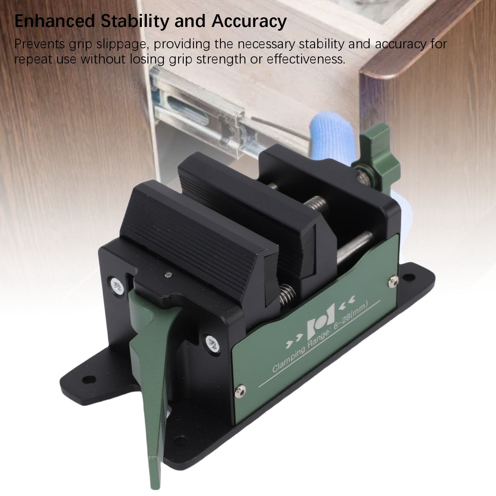 Rupoun Professional Golf Club Shaft Vice Clamp, Aluminum Alloy Anti-Slip Quick Release Shaft Vice Regripping Clamp Tool for Grip Replacement & Repair